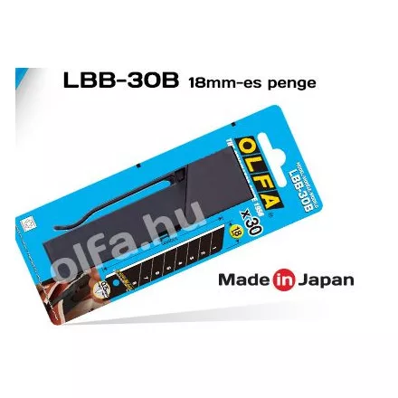 Olfa pótpenge LBB-30B 18 mm fekete