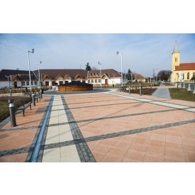 Térburkoló Leier Járdalap 40x40x3,8 Róma