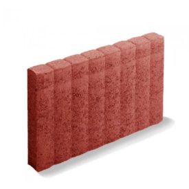 Térburkoló Leier sorszegélykő 50x6x30 piros