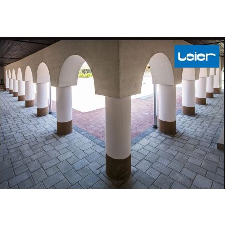 Térburkoló Leier Piazza szürke 10x20x6 cm