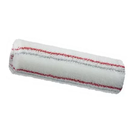 Teddy henger 18 cm piros-szürke csíkkal