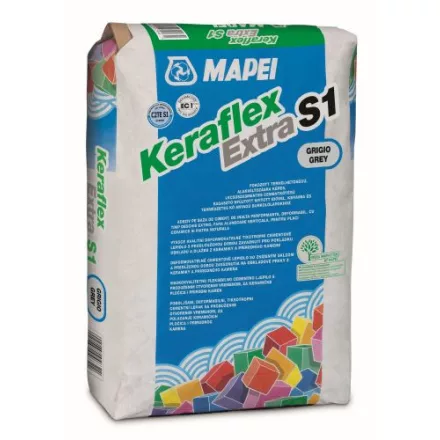 Mapei Keraflex Extra S1 ragasztó 25 kg szürke
