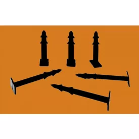 Rögzítő tüske fagyapothoz 125 mm