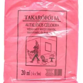 Fólia Takaró 4x5m vékony
