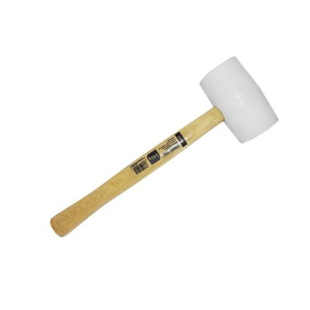 Gumikalapács 340g fehér fa nyéllel