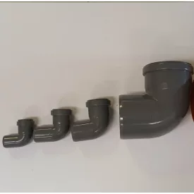 PVC könyök 110x87 