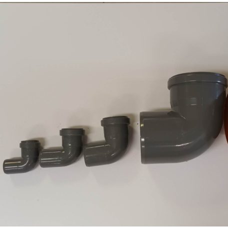 PVC könyök 110x87 
