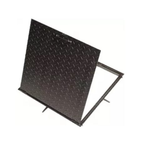 Vízóra akna fedlap zárható fekete 60x60
