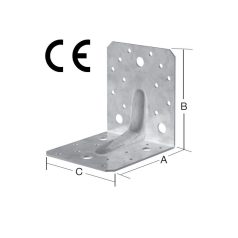 Vormann derékszög 105x105x90 erősített