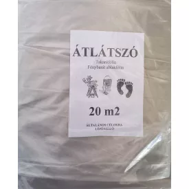 Fólia Takaró 4x5m átlátszó