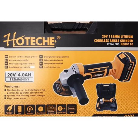 Hoteche Sarokcsiszoló 115 mm kofferben
