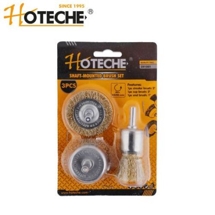 Csiszoló fúróba fazékkefe készlet 3 részes Hoteche