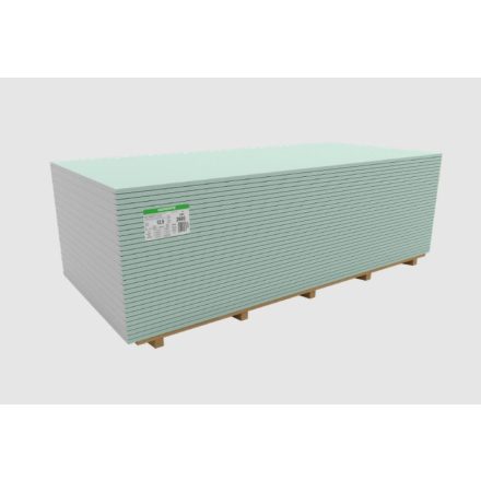 Impregnált gipszkarton 1200x2000x12,5 cm 2,4 m2