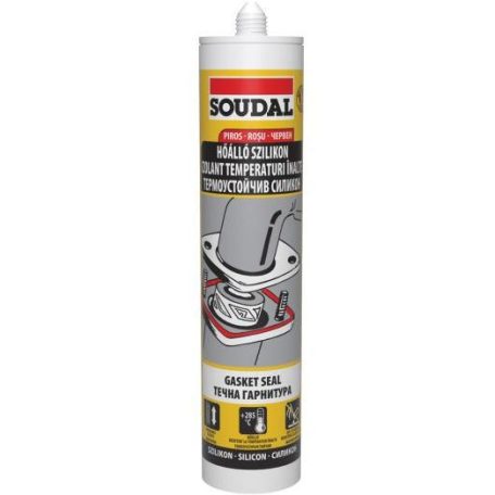 Soudal szilikon Hőálló (Gépipari tömítő) 280 ml