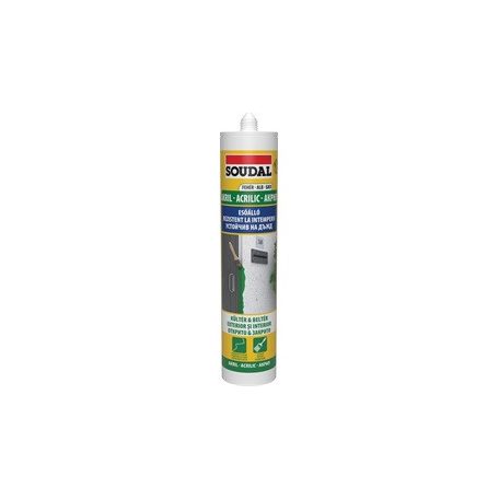 Soudal Akril esőálló fehér 280 ml