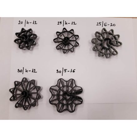 Betonvas Távtartó műanyag 25/4-12