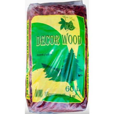 Fenyő fa apríték 60 l piros 