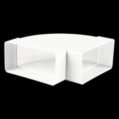 Vents Lapos csatorna könyök vízsz. PVC 5251
