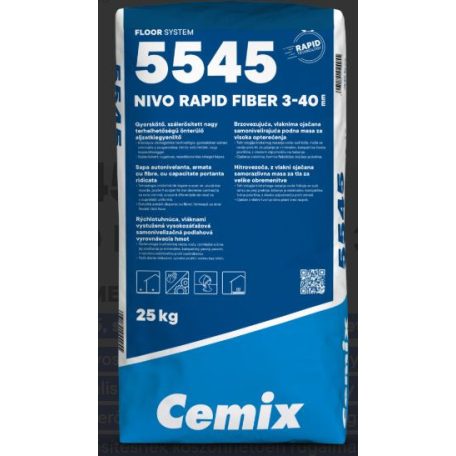 Cemix Aljzatkiegyenlítő Nivorapid 3-40 mm 25 kg