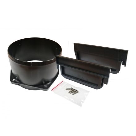 Vízelvezető folyókához végelzáró szett alacsony